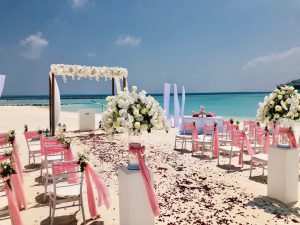 Heiraten am Strand auf den Malediven