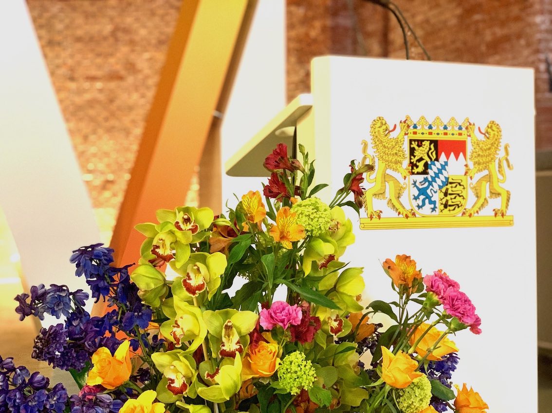 Blumendeko München bei Staatsregierung