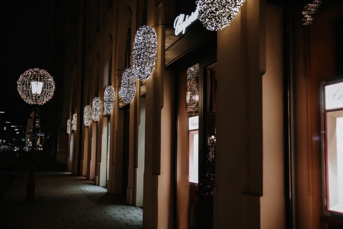 Weihnachtsdeko München Maximilianstraße