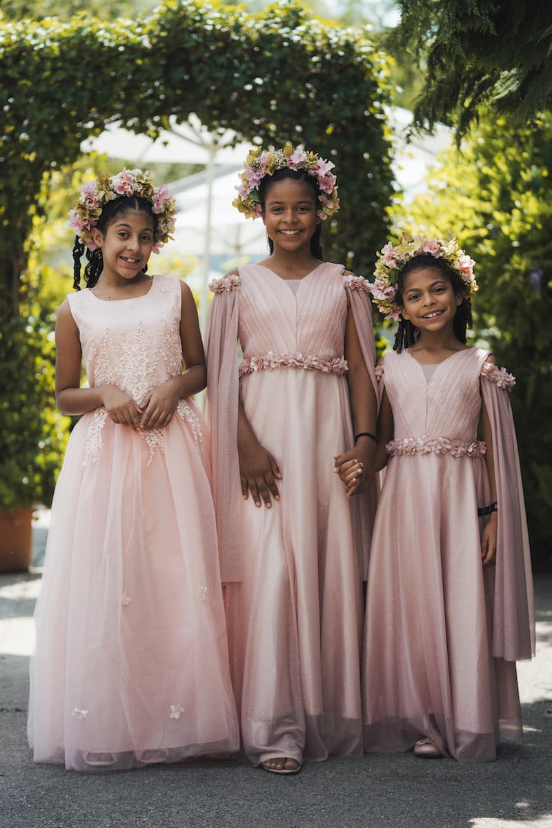 Blumenmädchen Brasilianische Hochzeit